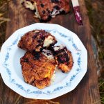 Ricos bollos suecos con arándanos