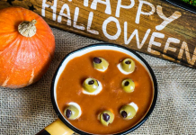 Sopa cremosa de Tomate con un toque especial para Halloween sopa-tomate-halloween