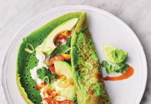 Panqueques de Espinacas Rellenos preparado por Jamie Panqueques Verdes Rellenos