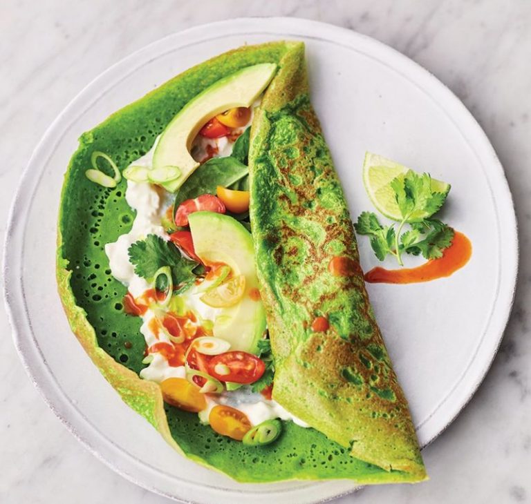 Panqueques de Espinacas Rellenos preparado por Jamie Jamie Oliver