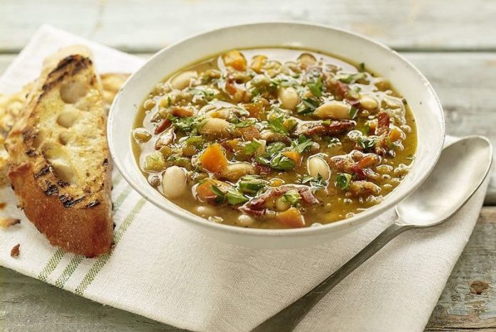 Receta Rápido y Fácil para preparar un Rica Sopa de Lentejas