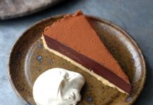 Una tarta para los amantes de chocolate
