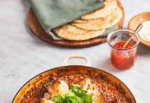 Receta de Coliflor asada con un toque picante coliflor.asada